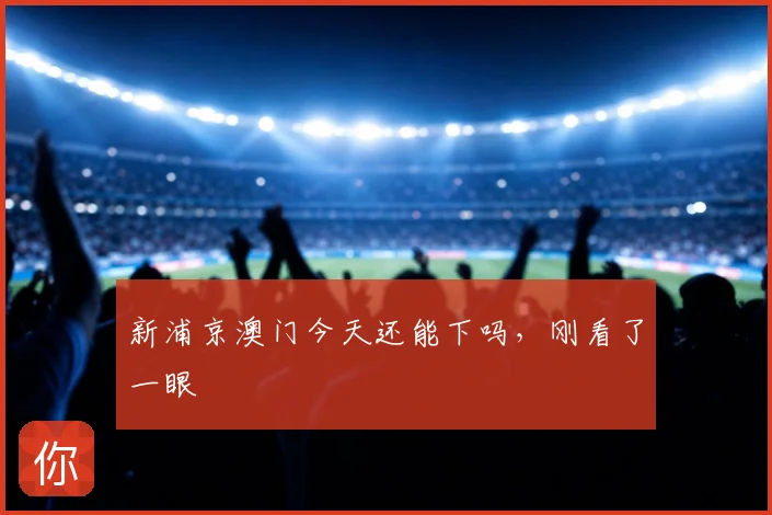 新浦京澳门今天还能下吗,刚看了一眼